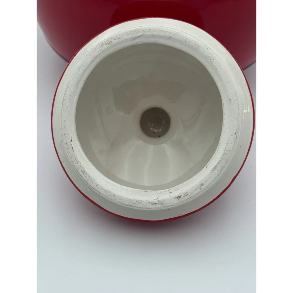 Ceramic Santa Claus Cookie Or Candy Jar Christmas Holiday‎ approx. 10